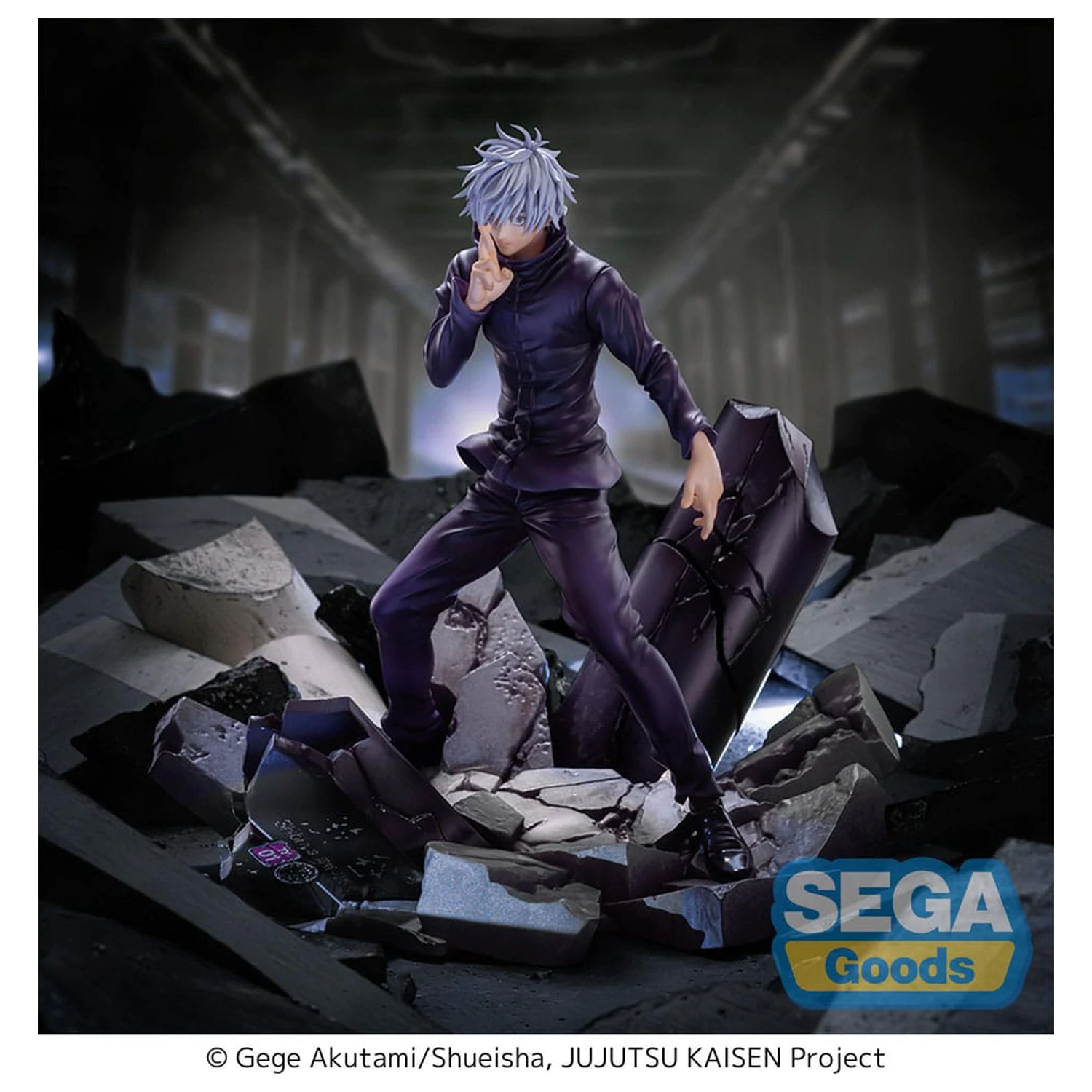 Jujutsu Kaisen Figurizm Luminasta Shibuya Incident Satoru Gojo Unlimited Void PVC szobor figura 21 cm termékfotó