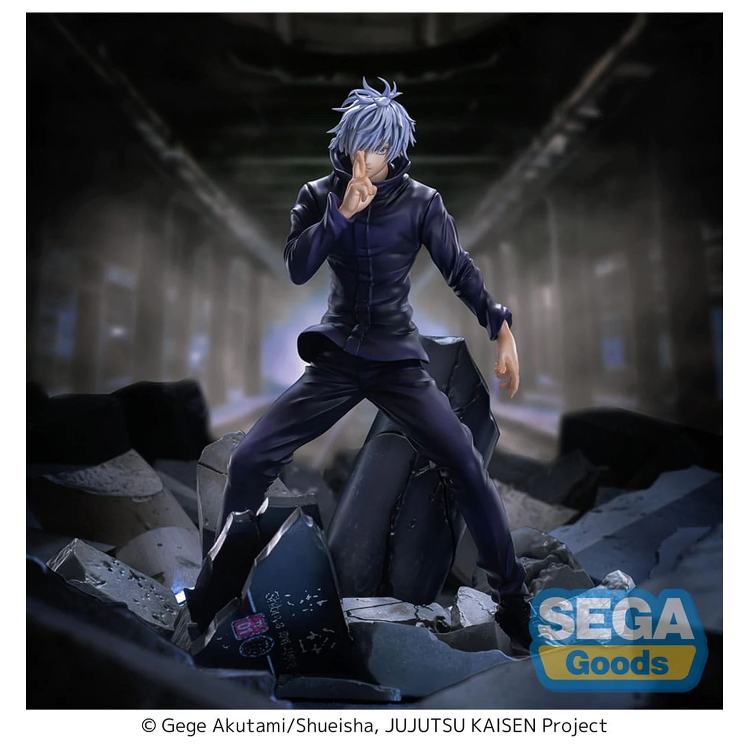 Jujutsu Kaisen Figurizm Luminasta Shibuya Incident Satoru Gojo Unlimited Void PVC szobor figura 21 cm termékfotó