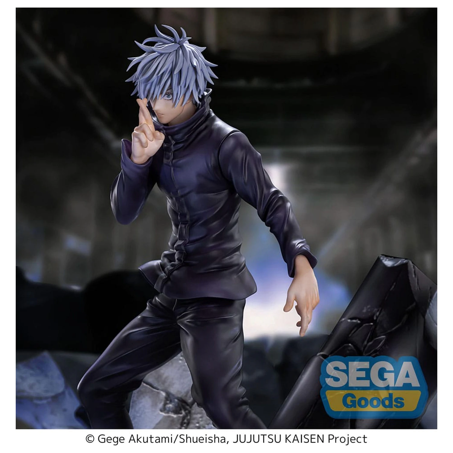 Jujutsu Kaisen Figurizm Luminasta Shibuya Incident Satoru Gojo Unlimited Void PVC szobor figura 21 cm termékfotó
