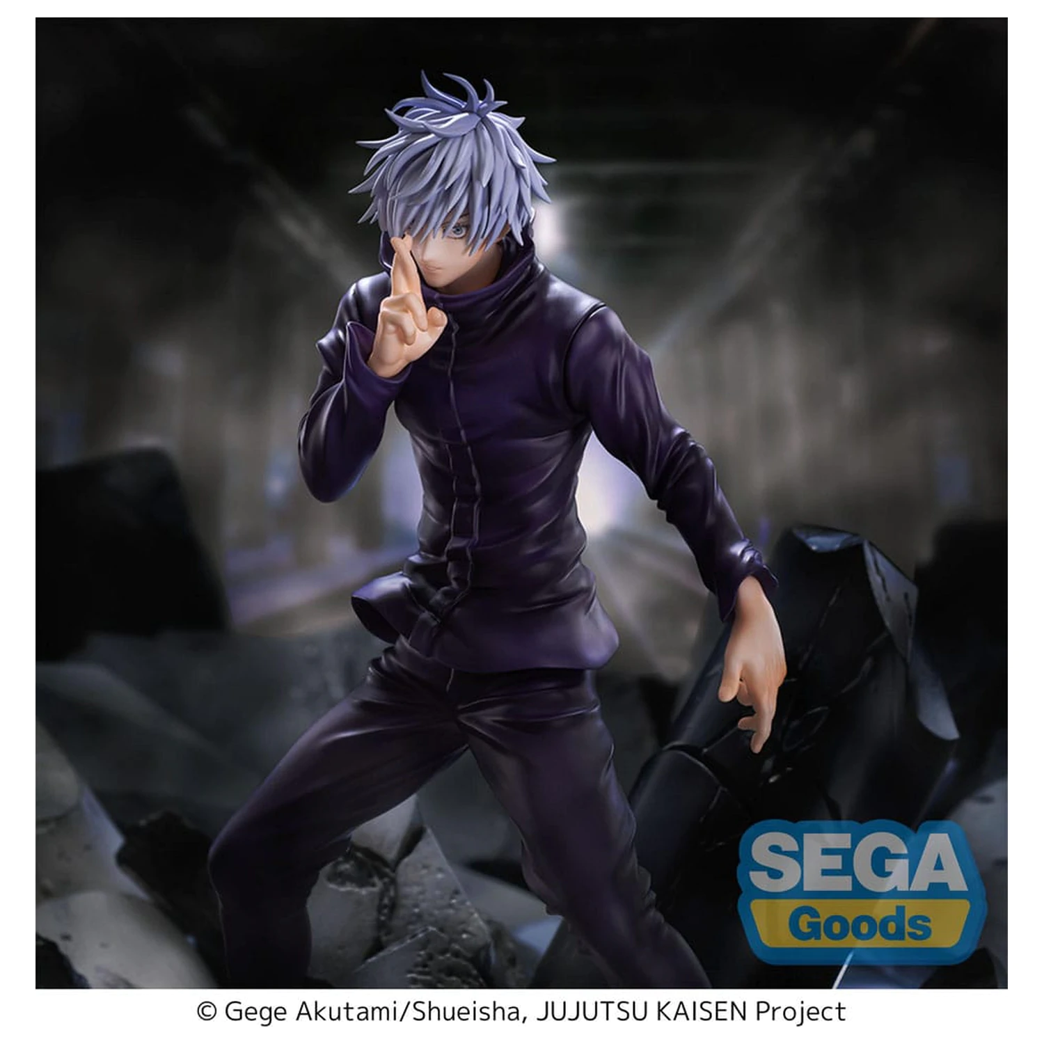 Jujutsu Kaisen Figurizm Luminasta Shibuya Incident Satoru Gojo Unlimited Void PVC szobor figura 21 cm termékfotó