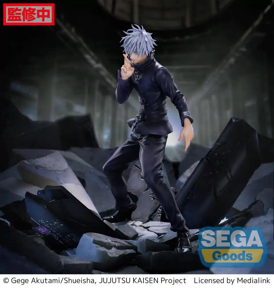 Jujutsu Kaisen Figurizm Luminasta Shibuya Incident Satoru Gojo Unlimited Void PVC szobor figura 21 cm termékfotó