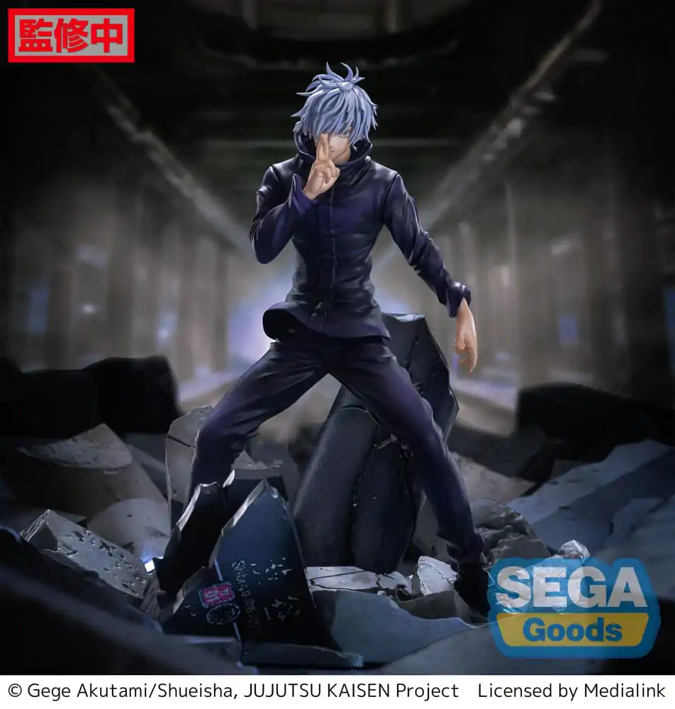 Jujutsu Kaisen Figurizm Luminasta Shibuya Incident Satoru Gojo Unlimited Void PVC szobor figura 21 cm termékfotó