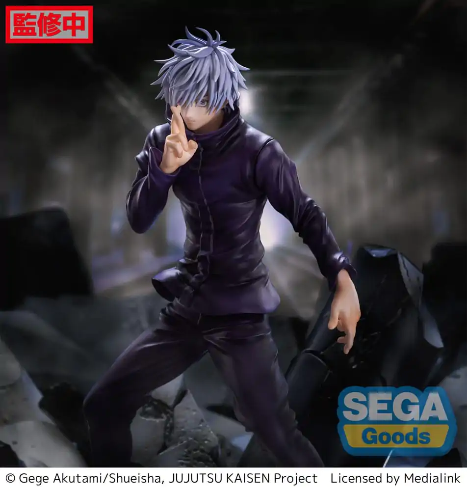 Jujutsu Kaisen Figurizm Luminasta Shibuya Incident Satoru Gojo Unlimited Void PVC szobor figura 21 cm termékfotó