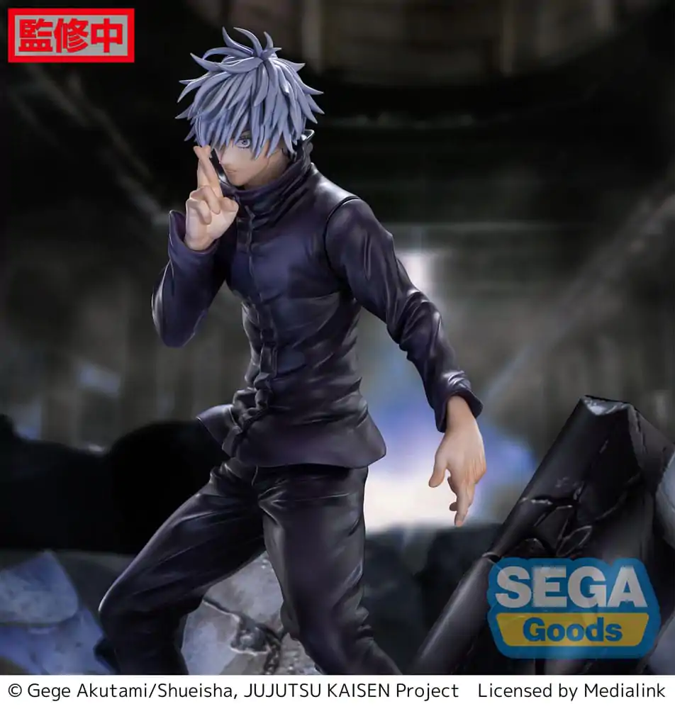 Jujutsu Kaisen Figurizm Luminasta Shibuya Incident Satoru Gojo Unlimited Void PVC szobor figura 21 cm termékfotó