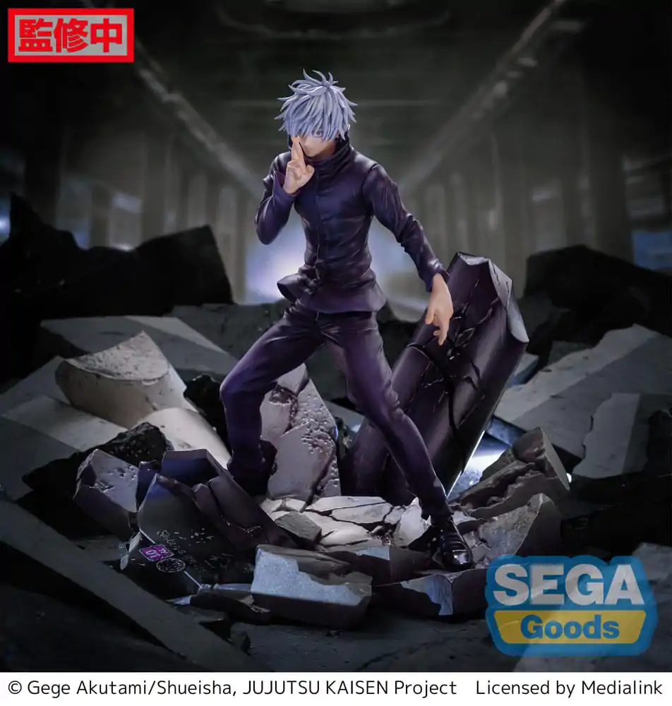Jujutsu Kaisen Figurizm Luminasta Shibuya Incident Satoru Gojo Unlimited Void PVC szobor figura 21 cm termékfotó