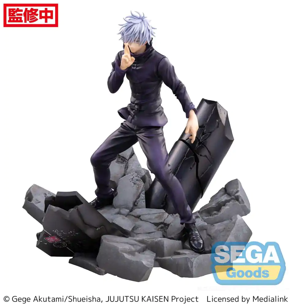 Jujutsu Kaisen Figurizm Luminasta Shibuya Incident Satoru Gojo Unlimited Void PVC szobor figura 21 cm termékfotó