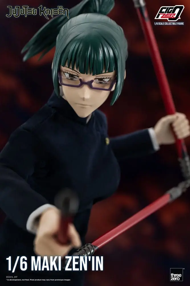 Jujutsu Kaisen FigZero 1/6 Maki Zen'in akciófigura 28 cm termékfotó