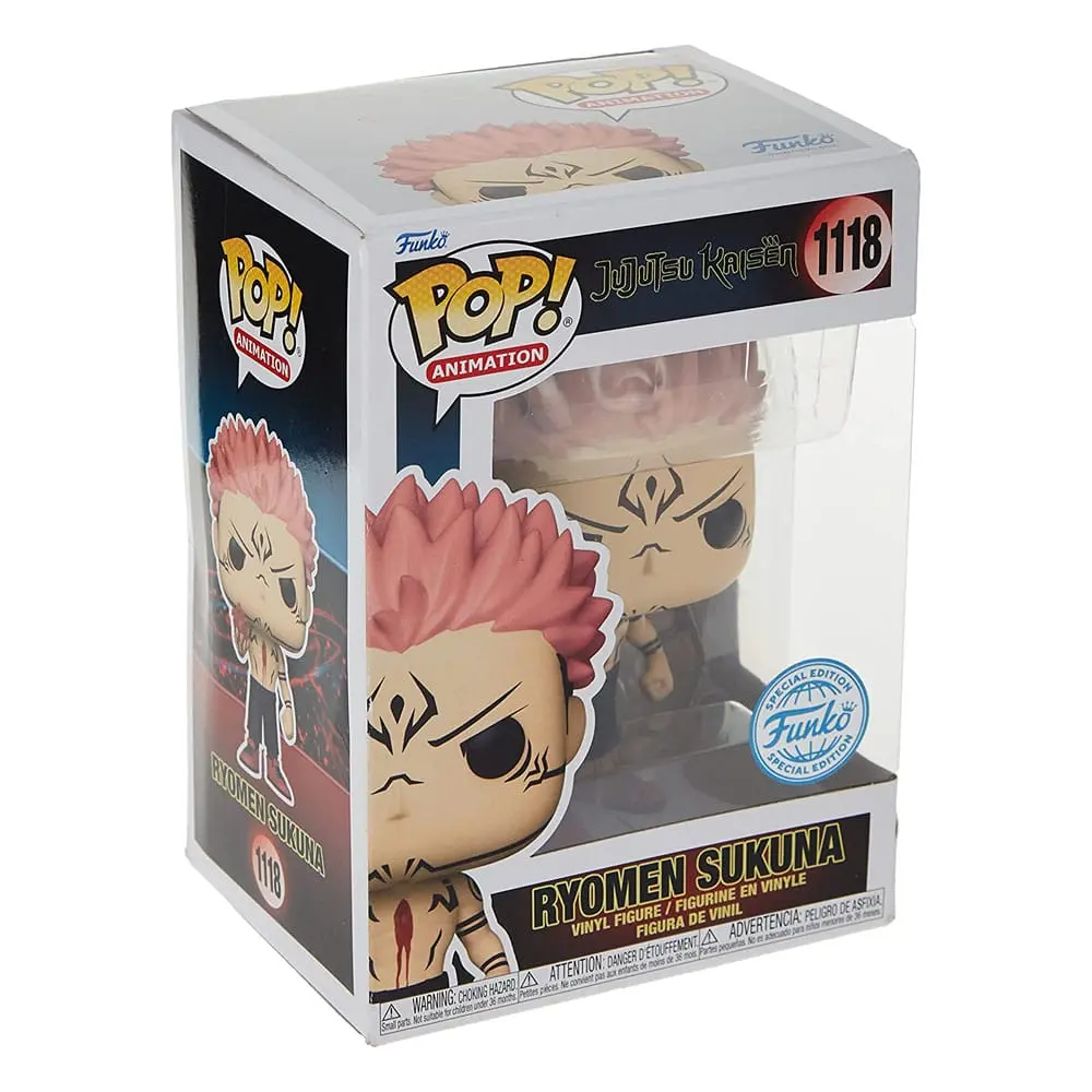 Jujutsu Kaisen Funko POP & Buddy! Animation Vinyl figura Sukuna w/Heart 9 cm termékfotó