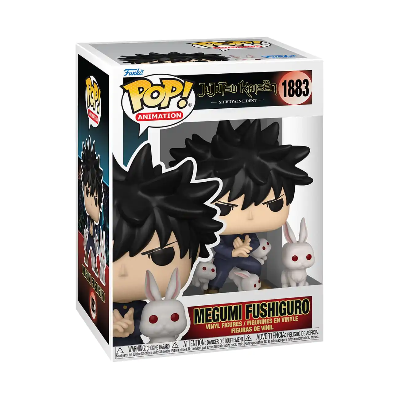 Jujutsu Kaisen Funko POP! & Buddy Vinyl figura Megumi (Rabbit) 9 cm termékfotó