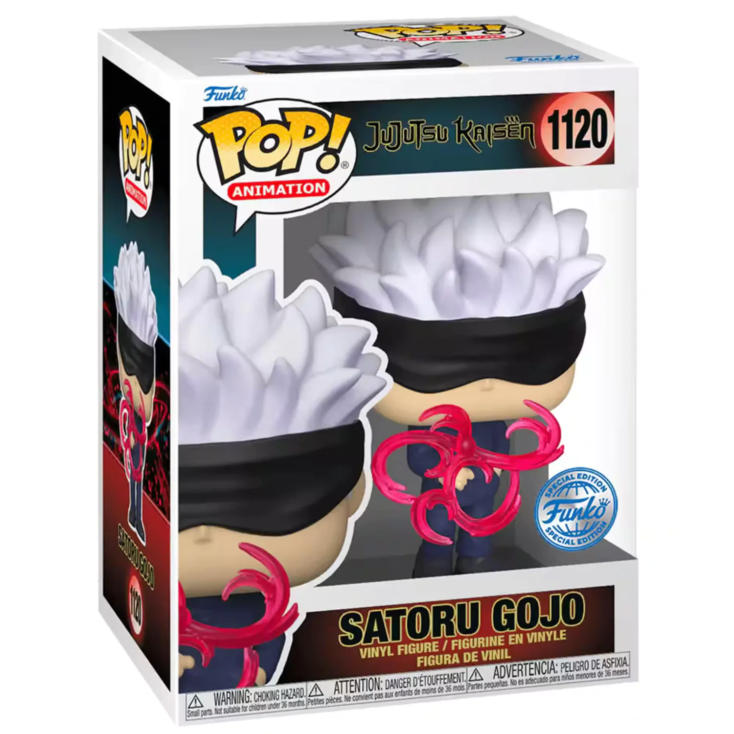 Jujutsu Kaisen Funko POP! Animation Vinyl figura Gojo (RED TECH) 9 cm termékfotó