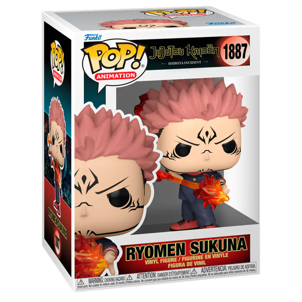 Jujutsu Kaisen Funko POP! Animation Vinyl figura Sukuna (Fire Arrow) 9 cm termékfotó