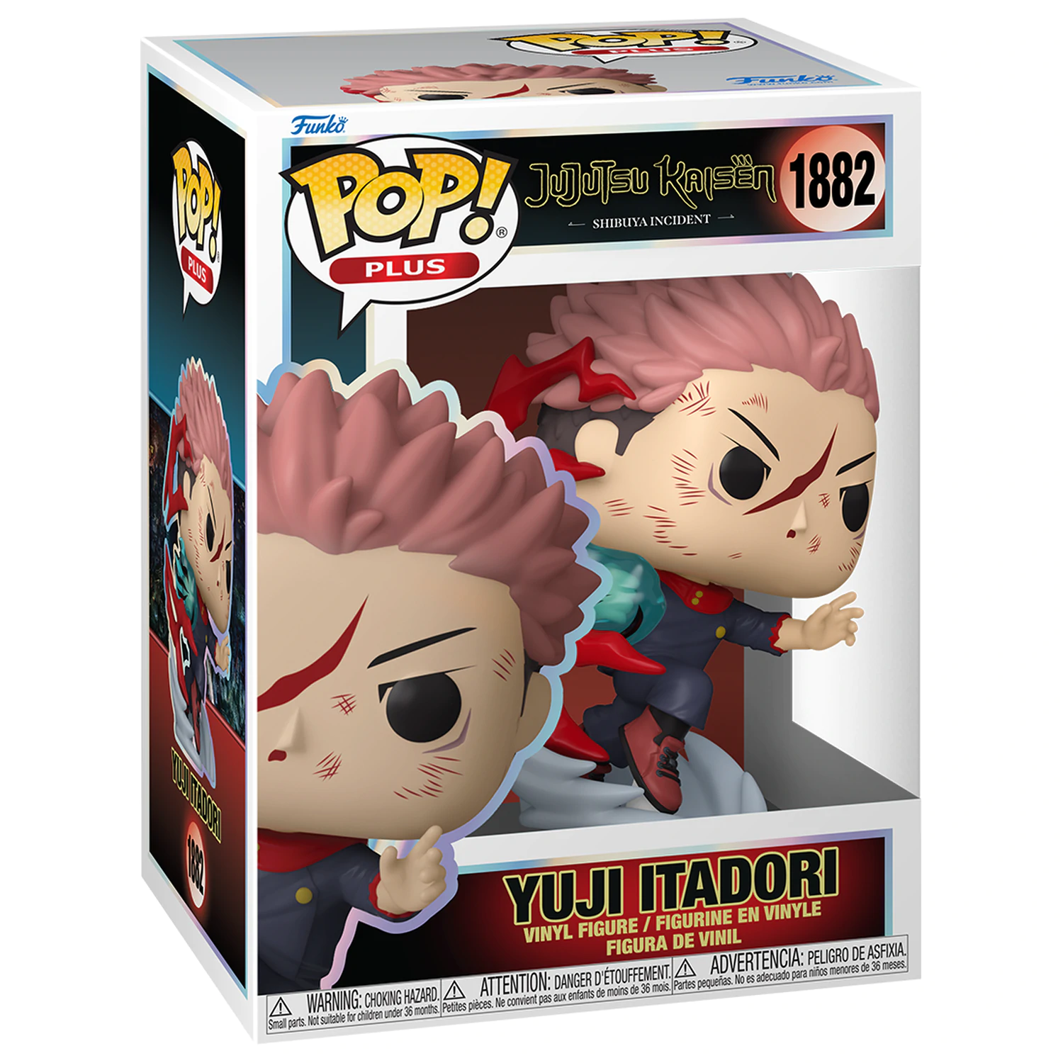 Jujutsu Kaisen Funko POP! Plus Animation Vinyl figura Yuji Itadori 9 cm termékfotó