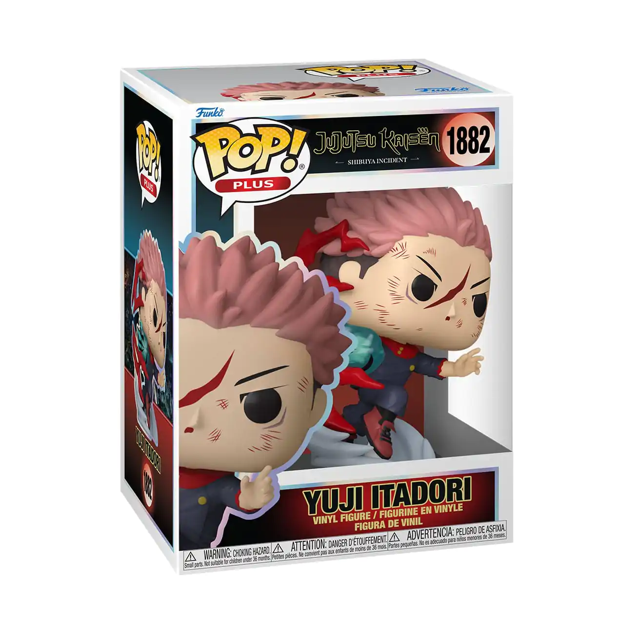 Jujutsu Kaisen Funko POP! Plus Animation Vinyl figura Yuji Itadori 9 cm termékfotó