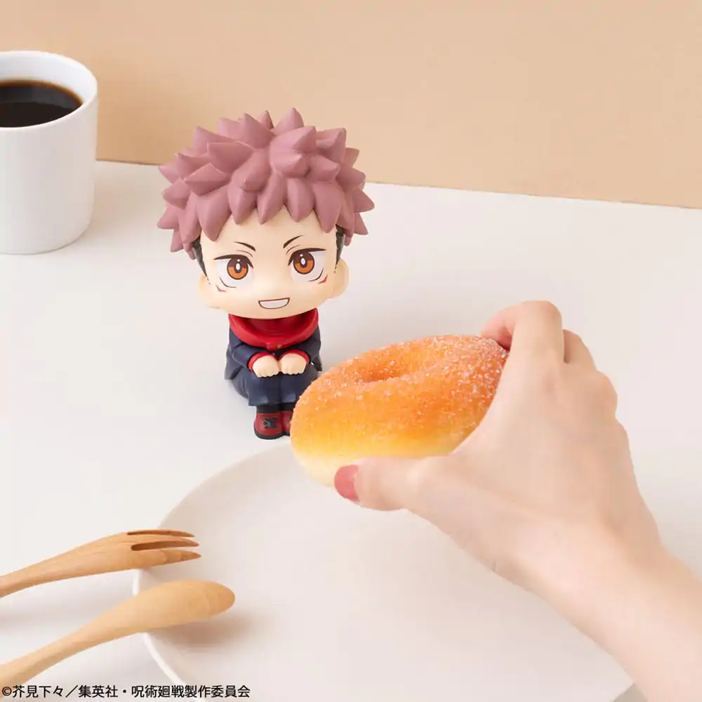 Jujutsu Kaisen Look Up Yuji Itadori Laugh Ver. PVC szobor figura 11 cm termékfotó