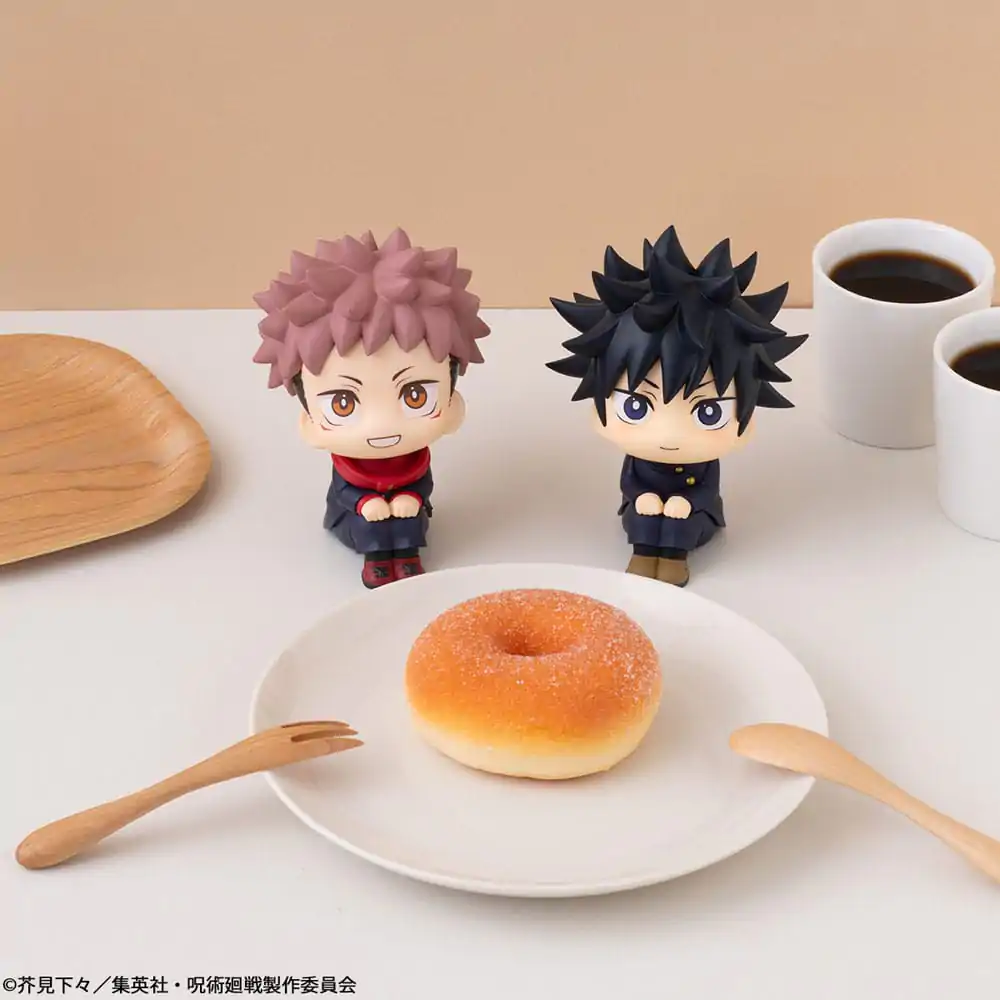 Jujutsu Kaisen Look Up Yuji Itadori Laugh Ver. PVC szobor figura 11 cm termékfotó