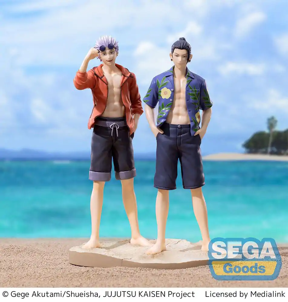 Jujutsu Kaisen Luminasta Kaigyoku/Gyokusetsu Satoru Gojo Mensore!!! PVC szobor figura 21 cm termékfotó