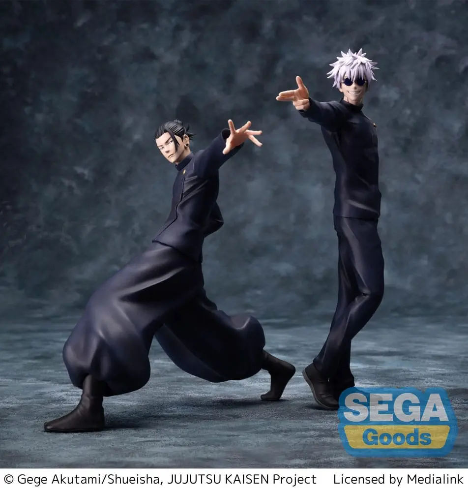 Jujutsu Kaisen Luminasta Kaigyoku/Gyokusetsu &quot;Satoru Gojo&quot; Strong Duo PVC szobor figura 20 cm termékfotó