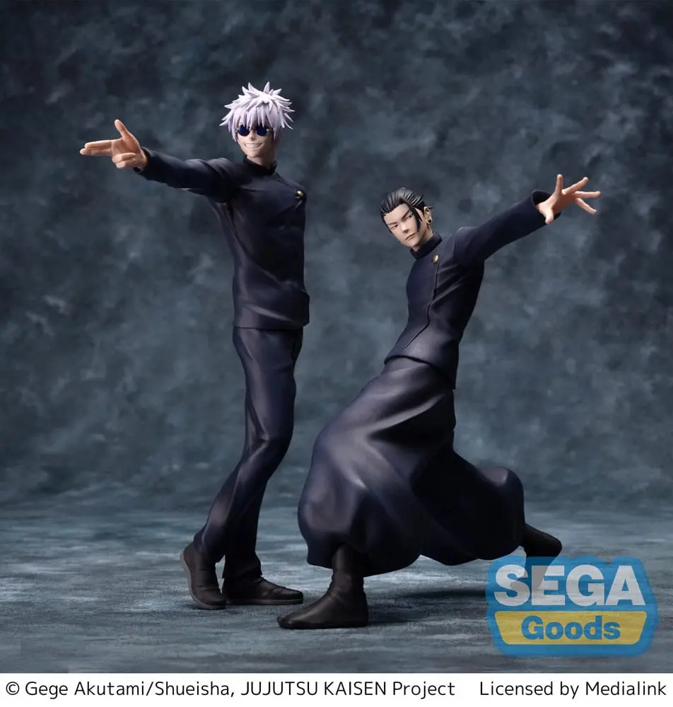 Jujutsu Kaisen Luminasta Kaigyoku/Gyokusetsu &quot;Suguru Geto&quot; Strong Duo PVC szobor figura 17 cm termékfotó