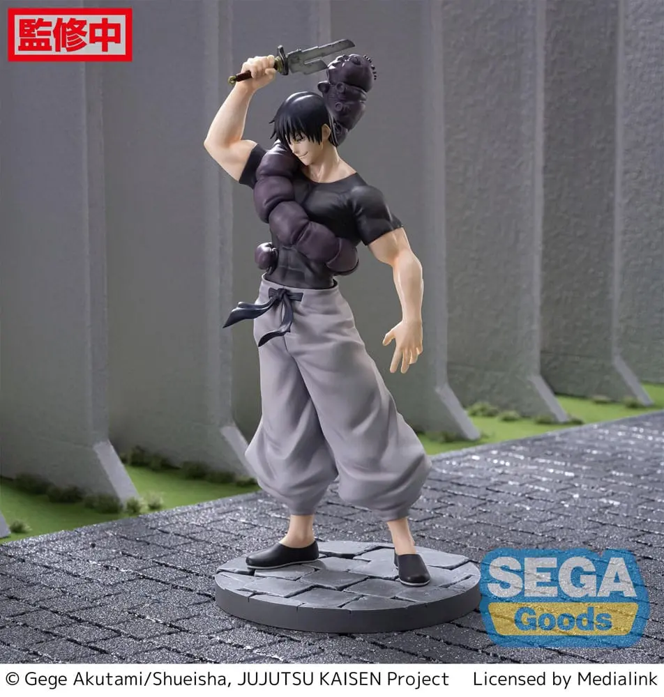 Jujutsu Kaisen Luminasta Kaigyoku/Gyokusetsu "Toji Fushiguro" Ready For Battle PVC szobor figura 21 cm termékfotó