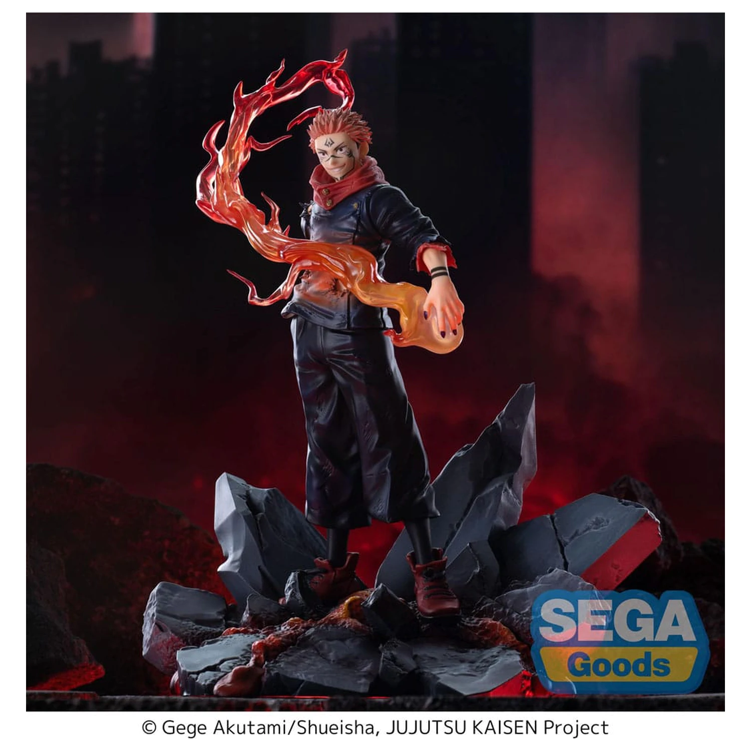 Jujutsu Kaisen Luminasta Sukuna Fuga PVC szobor figura 23 cm termékfotó