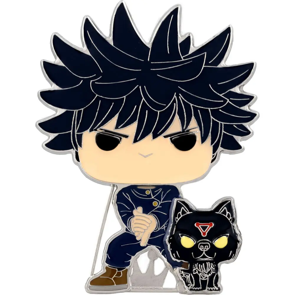 Jujutsu Kaisen Megumi Fushiguro Big Enamel POP Pin 10cm termékfotó