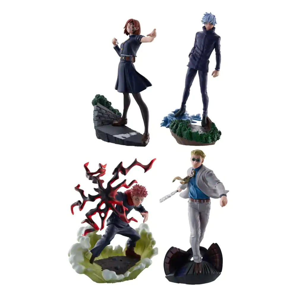 Jujutsu Kaisen Petitrama Series Jujutsu Kaisen Series Vol.2 csomagn 3 db-os figura csomag 9 cm termékfotó