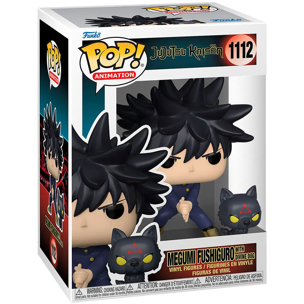 Jujutsu Kaisen POP & Buddy! Animation Vinyl figura Megumi w/Dogs 9 cm termékfotó