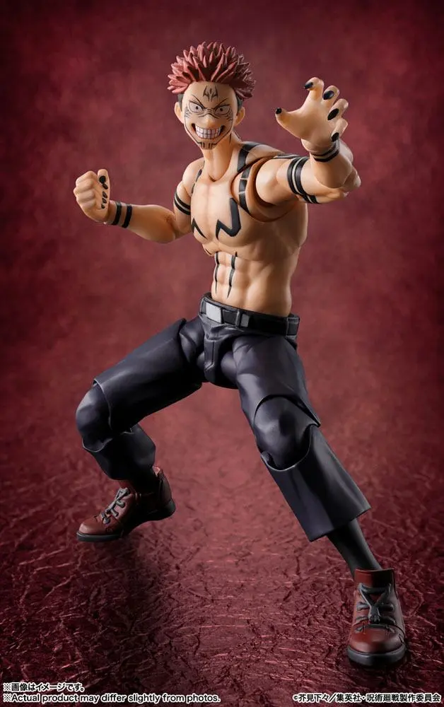 Jujutsu Kaisen S.H. Figuarts Sukuna akciófigura 15 cm termékfotó