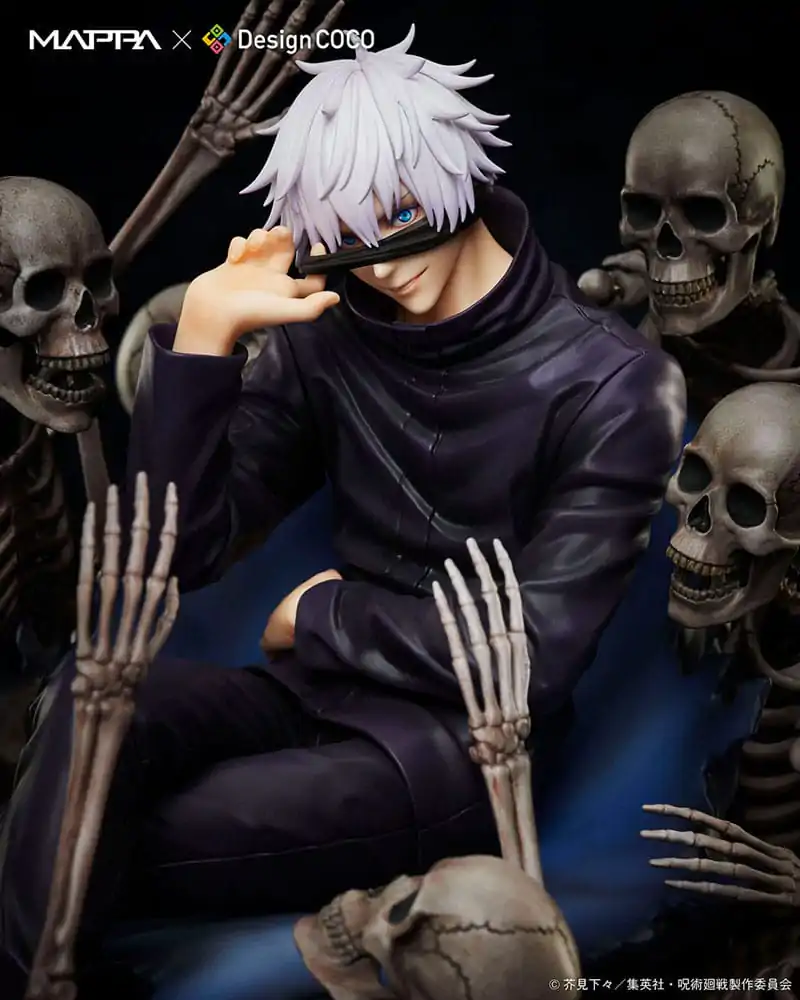 Jujutsu Kaisen Shibuya Incident Mappa x Design Coco 1/7 Satoru Gojo PVC szobor figura 23 cm termékfotó