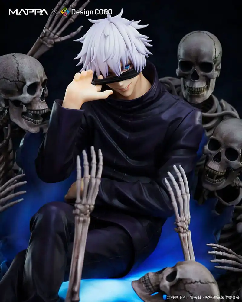 Jujutsu Kaisen Shibuya Incident Mappa x Design Coco 1/7 Satoru Gojo PVC szobor figura 23 cm termékfotó