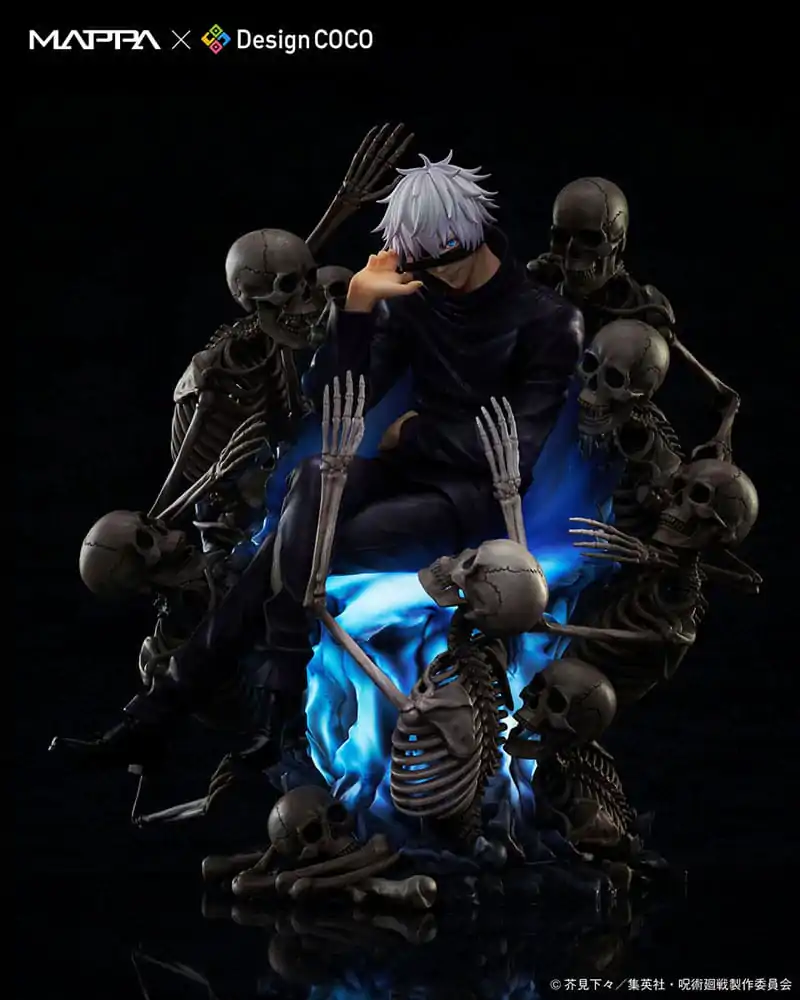 Jujutsu Kaisen Shibuya Incident Mappa x Design Coco 1/7 Satoru Gojo PVC szobor figura 23 cm termékfotó