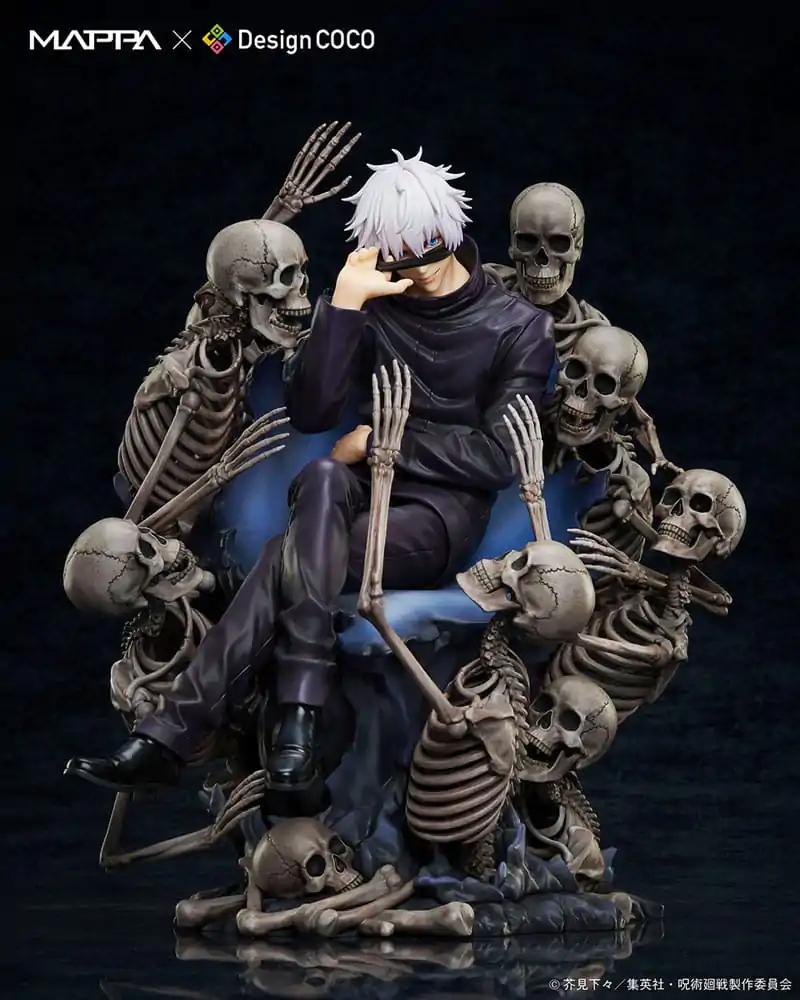 Jujutsu Kaisen Shibuya Incident Mappa x Design Coco 1/7 Satoru Gojo PVC szobor figura 23 cm termékfotó