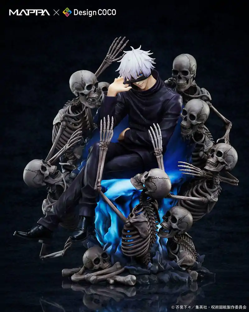 Jujutsu Kaisen Shibuya Incident Mappa x Design Coco 1/7 Satoru Gojo PVC szobor figura 23 cm termékfotó