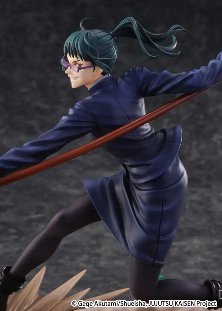 Jujutsu Kaisen SHIBUYA SCRAMBLE FIGURE 1/7 Maki Zen'in PVC szobor figura 23 cm termékfotó