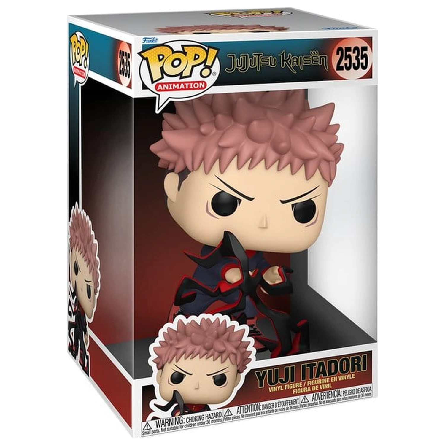 Jujutsu Kaisen Super Sized Jumbo Funko POP! Vinyl figura Yuji Itadori 25 cm  termékfotó