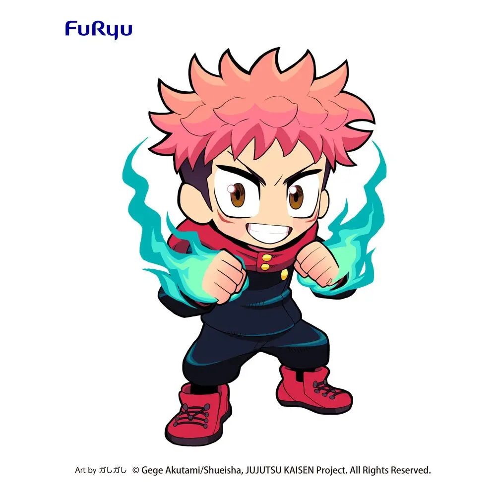 Jujutsu Kaisen Toonize Yuji Itadori Cartoon Color Ver. PVC szobor figura 13 cm termékfotó