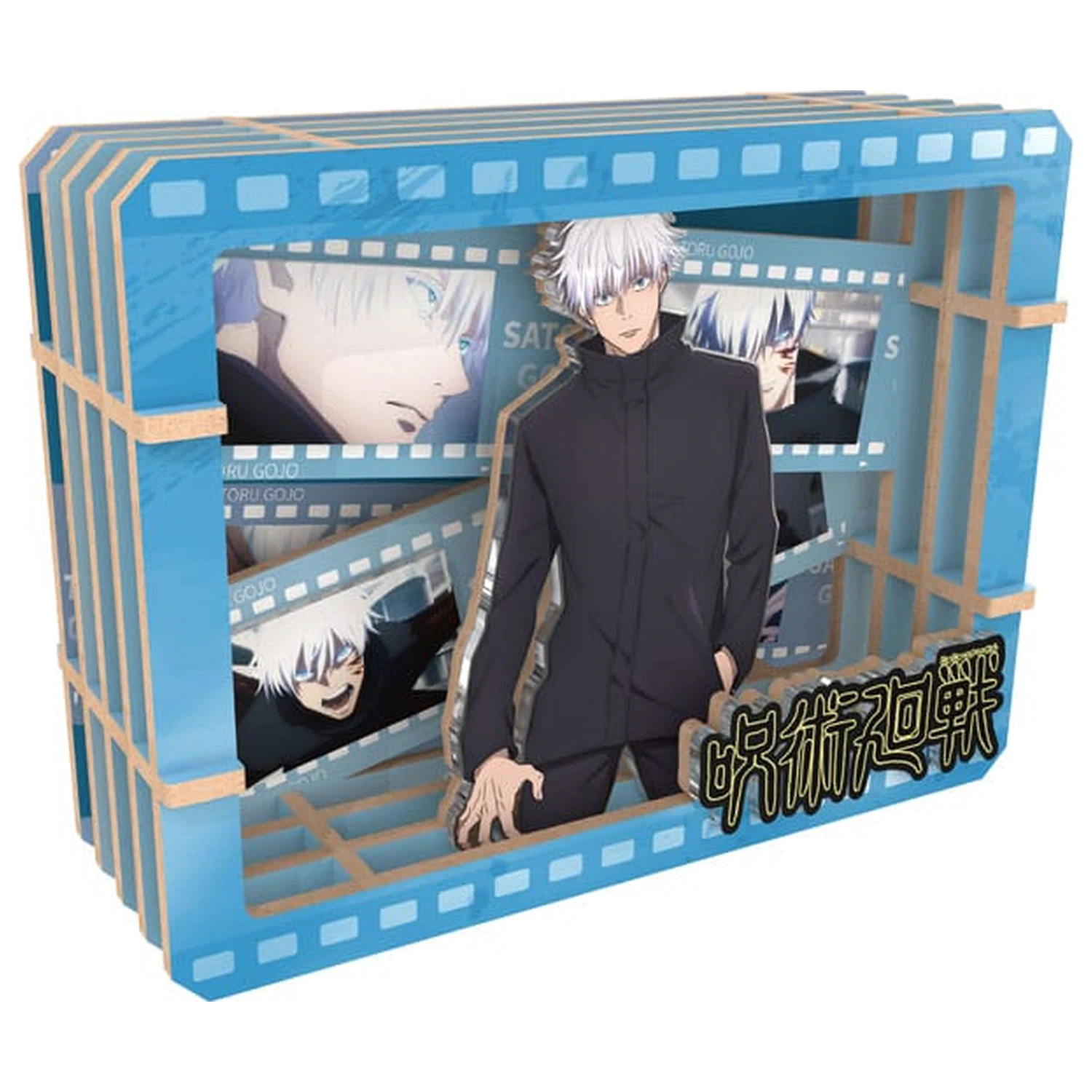 Jujutsu Kaisen Wooden Gallery Film Frame (S) Gojo modell készlet  termékfotó