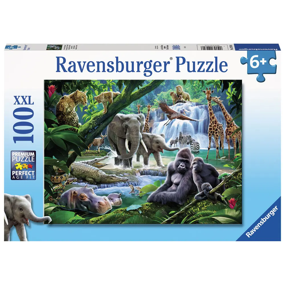 Jungle animals XXL puzzle 100db-os termékfotó
