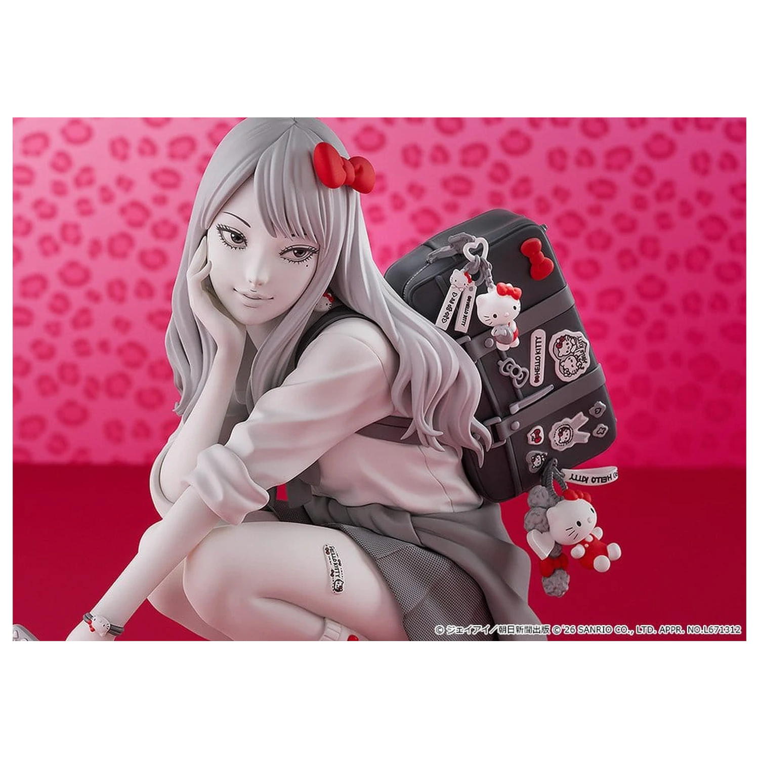 Junji Ito PVC figura Gyaru Tomie x Hello Kitty 14 cm termékfotó