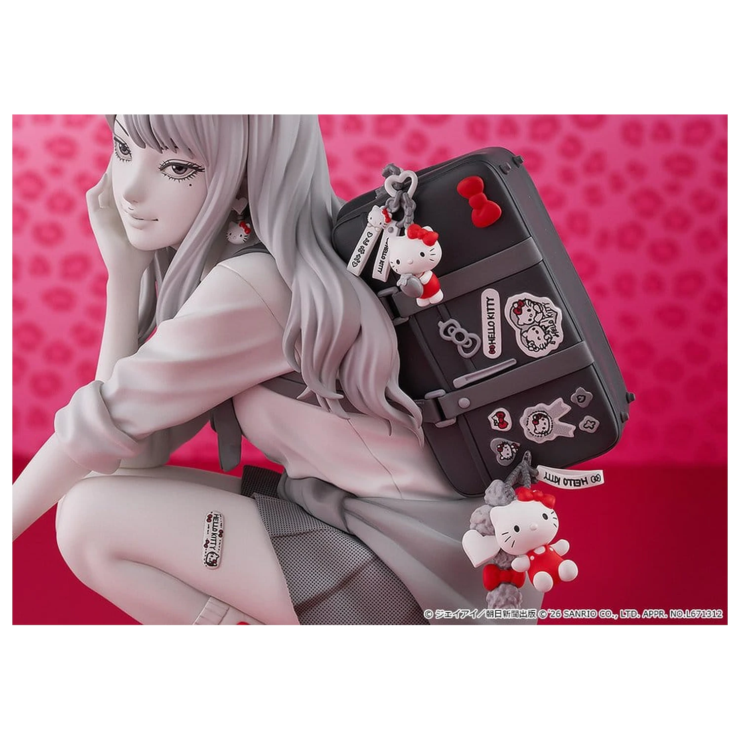 Junji Ito PVC figura Gyaru Tomie x Hello Kitty 14 cm termékfotó