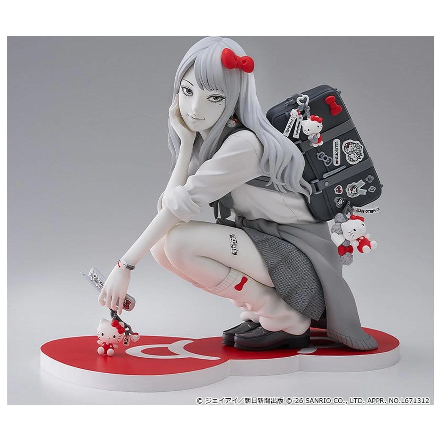 Junji Ito PVC figura Gyaru Tomie x Hello Kitty 14 cm termékfotó