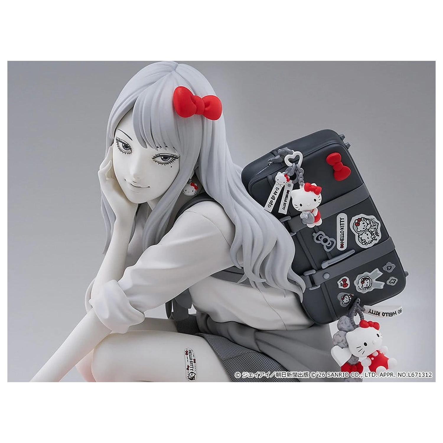 Junji Ito PVC figura Gyaru Tomie x Hello Kitty 14 cm termékfotó