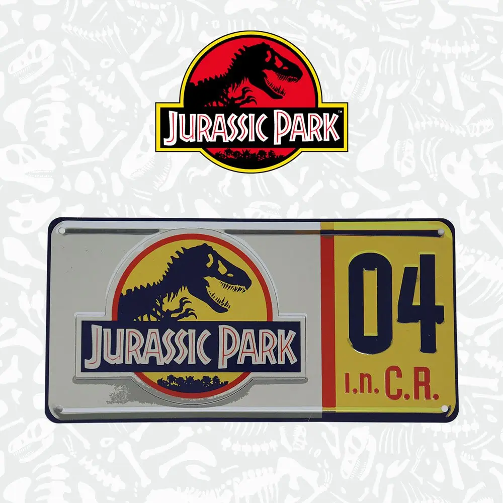 Jurassic Park 1/1 Dennis Nedry License Plate replika termékfotó
