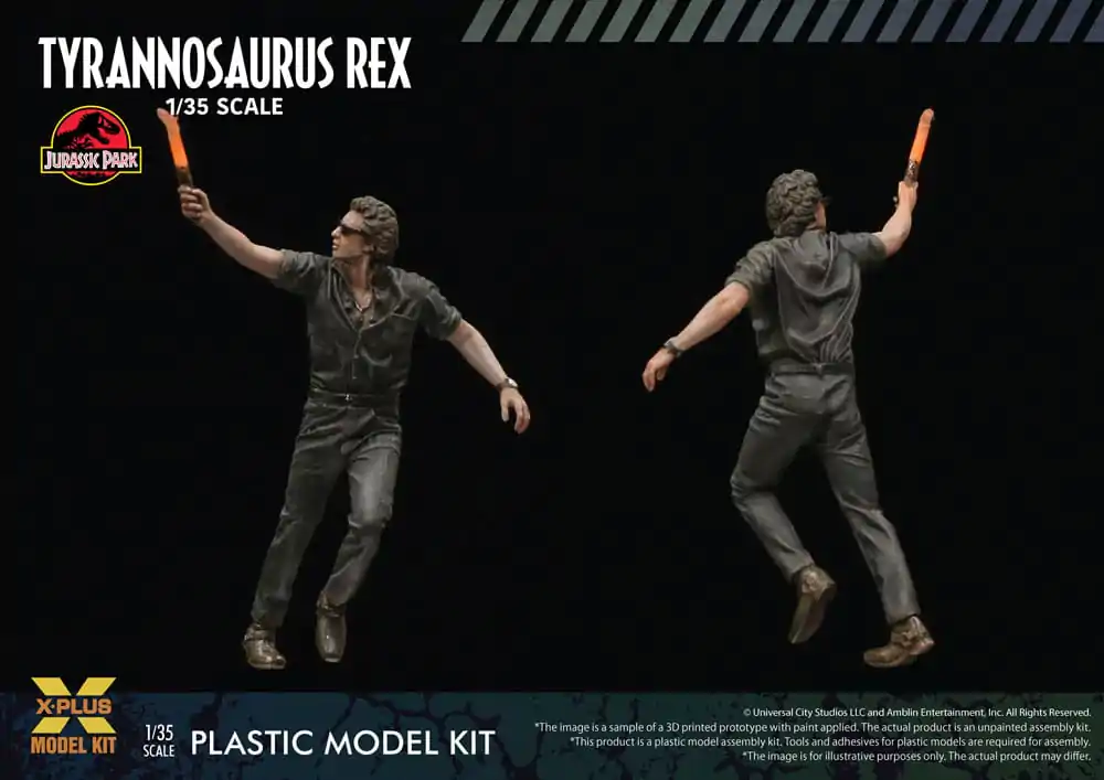 Jurassic Park 1/35 Tyrannosaurus Rex Műanyag modell készlet 42 cm termékfotó