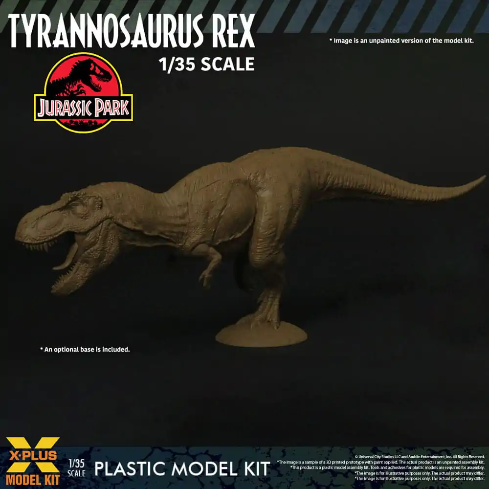 Jurassic Park 1/35 Tyrannosaurus Rex Műanyag modell készlet 42 cm termékfotó