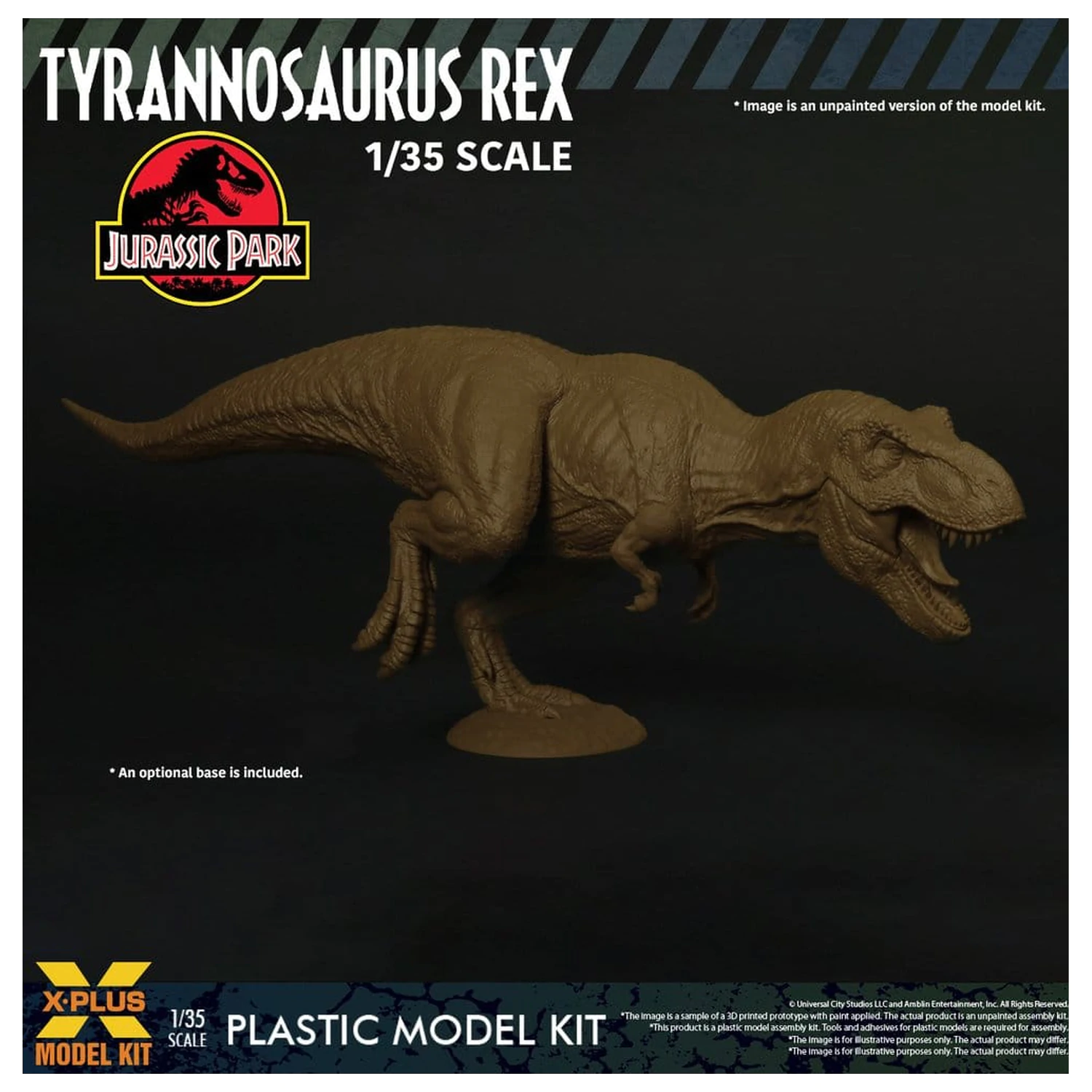 Jurassic Park 1/35 Tyrannosaurus Rex Műanyag modell készlet 42 cm termékfotó