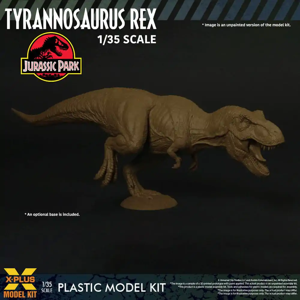 Jurassic Park 1/35 Tyrannosaurus Rex Műanyag modell készlet 42 cm termékfotó