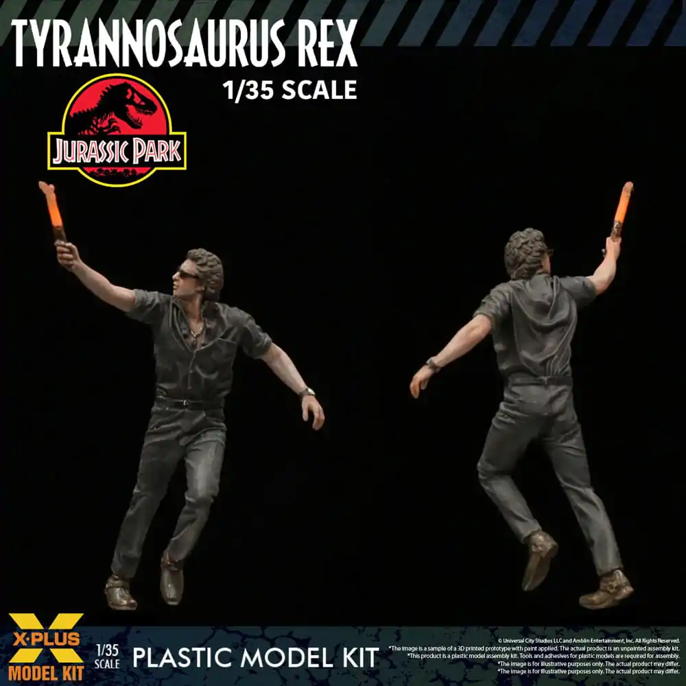 Jurassic Park 1/35 Tyrannosaurus Rex Műanyag modell készlet 42 cm termékfotó