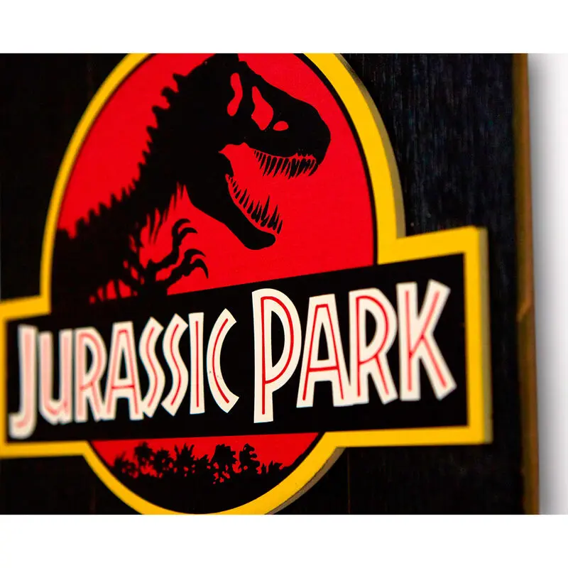 Jurassic Park 1993 Woodart 3D fa anyagú poszter festmény termékfotó
