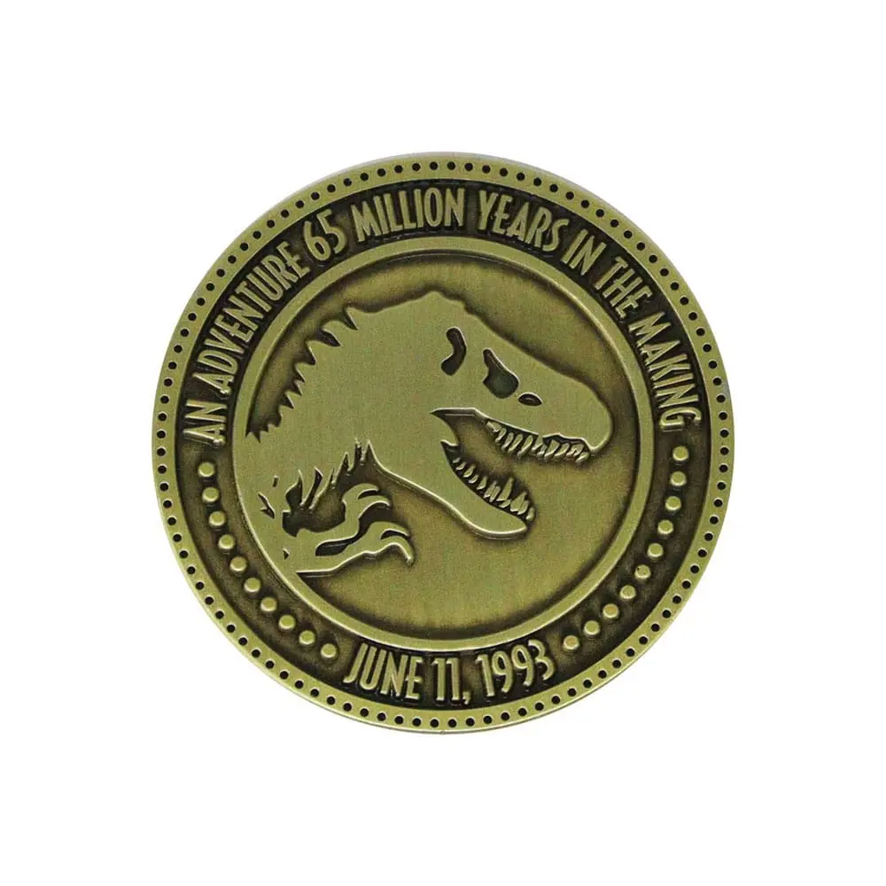 Jurassic Park 30. évfordulós Gyűjthető érme Limitált kiadás termékfotó